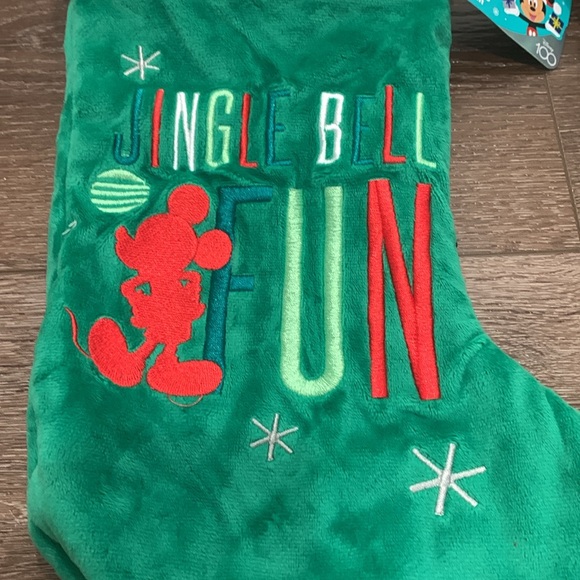 New Disney Mickey Mouse 3D Christmas Stockings Set of 2 - Picture 2 of 3